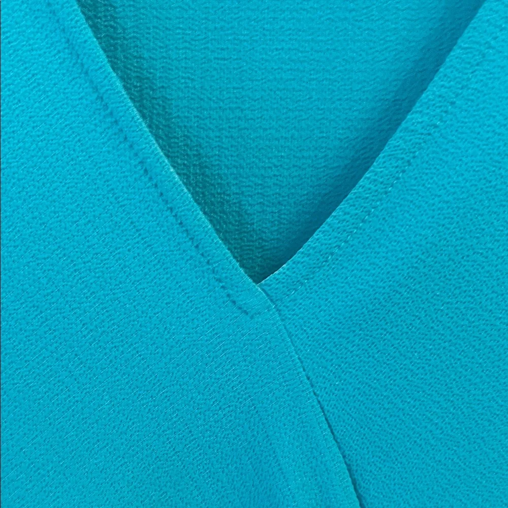 Juicy Teal V-Neck Women's Top